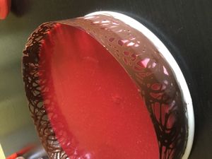 Bavarois framboise coco, recette au thermomix