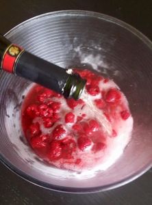 Soupe champenoise à la framboise, recette avec ou sans thermomix