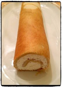 Bûche noix de coco - citron