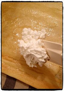 Bûche noix de coco - citron