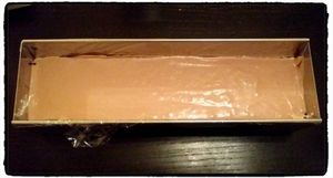 Bûche mousse coco et pâte à tartiner