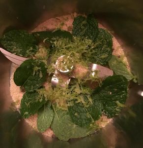 Bûche inspiration mojito, recette au thermomix