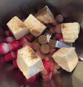 Beurre de radis, recette au thermomix