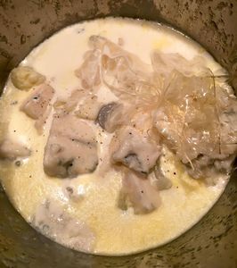 Panna cotta de chou-fleur au gorgonzola, recette au thermomix