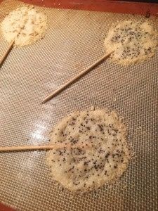 Tuiles au parmesan