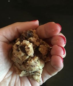 Cookies au cœur coulant de caramel