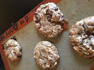 Cookies au cœur coulant de caramel
