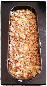 Cake à la pomme et son crumble croquant au thermomix