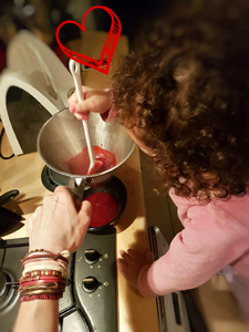 Cheesecake aux fleurs de fruits rouges, recette au thermomix
