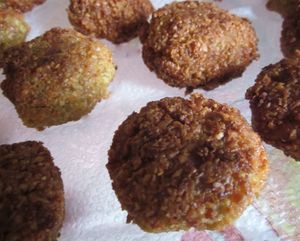 Pain libanais, vrais falafels