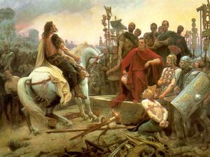 Vercingétorix jette ses armes aux pieds de César