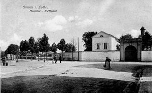 DIEUZE 1914 - MEDECIN PRISONNIER A L’HOPITAL SAINT-JACQUES (20 août 1914).