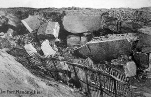 SANITAIRES AU FORT DE MANONVILLER 1914