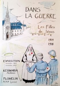 HOPITAL BENEVOLE 155 bis ET FILLES DE JESUS (1914-1918)