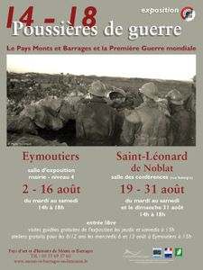 Exposition 14-18 - "Poussières de guerre" en Limousin (août 2014)