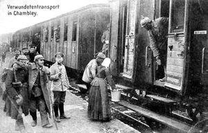 LE SERVICE DES TRAINS SANITAIRES ALLEMANDS (MAUBEUGE, 1914).