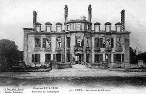 LE CHATEAU DE CUTS (OISE) DANS LES COMBATS DE SEPTEMBRE 1914 (2e partie).
