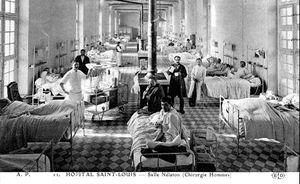 ADMINISTRATION DES HOPITAUX DE L’ASSISTANCE PUBLIQUE DE PARIS DANS LA GRANDE GUERRE, ANNEE 1914