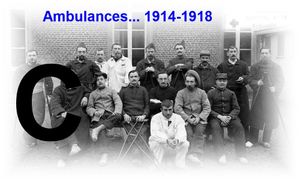 AMBULANCES… 1914-1918 – Lettre C