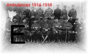 AMBULANCES 1914-1918 – Lettre E