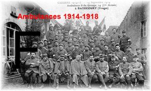 AMBULANCES 1914-1918 – Lettre F