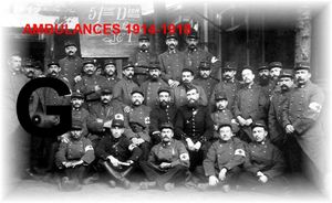 AMBULANCES 1914-1918 – Lettre G