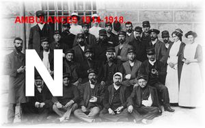 AMBULANCES 1914-1918 – Lettre N