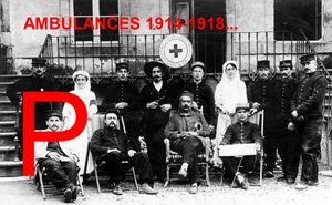 AMBULANCES 1914-1918 – Lettre P