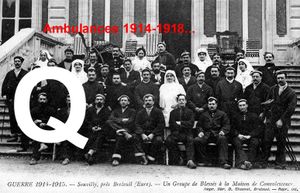 AMBULANCES 1914-1918 – Lettre Q