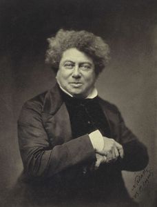 Alexandre Dumas en 1855 par Nadar.