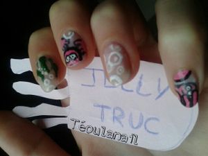 Jelly "truc" sandwitch. Concours de Nailartitudesdeclaire