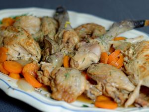 Poulet fermier au vinaigre