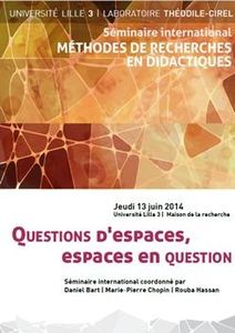 Appel à soumission - séminaire de recherche Lille 2014