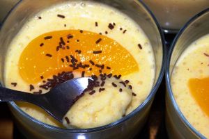 Espuma de melocotón