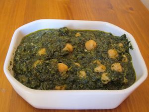 Espinacas con garbanzos a la sevillana