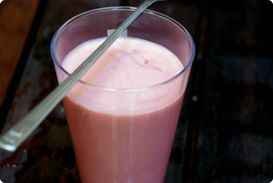 Mega sorbete de fresas