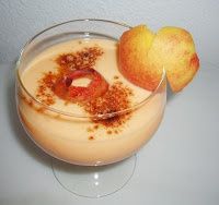 Batido de melocoton y platano