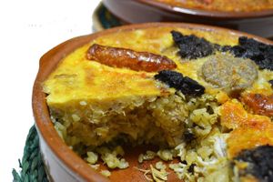 Arroz en costra