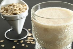 Batido de frutas con avena