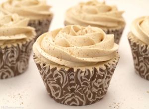 Cupcakes de arroz con leche y buttercream de canela