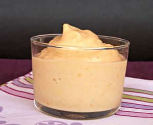 Crema de melocotón
