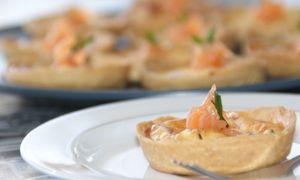 Crema de salmón ahumado al eneldo