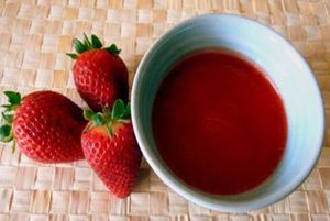 Salsa de fresas