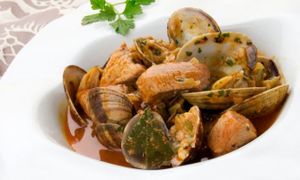 Solomillo de cerdo con almejas
