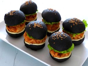 Mini hamburguesas de pescado