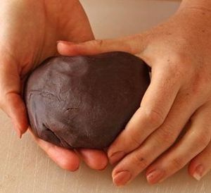 Plastilina de chocolate