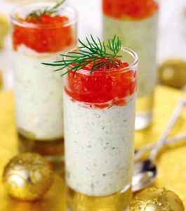 Mousse de salmón