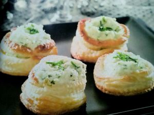 Hojaldres de bacalao