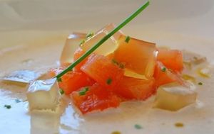 Salmón marinado