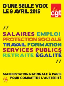 Mobilisation du 9 Avril 2015.